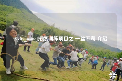 伊犁拓展训练项目之 一丝不苟 介绍